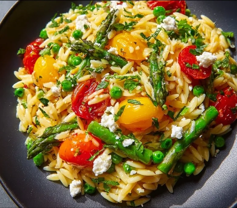 Spring Orzo Pasta Salad