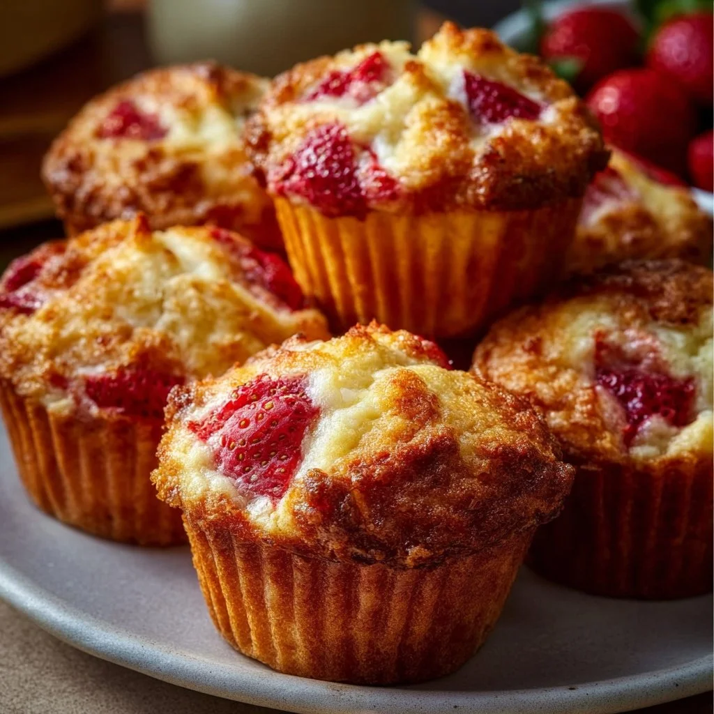 Strawberry Cream Cheese Muffins