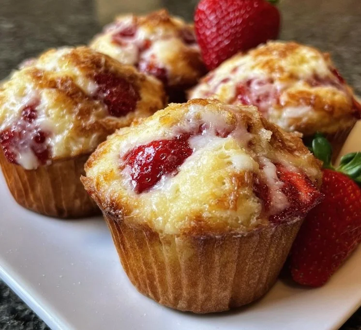 Strawberry Cream Cheese Muffins