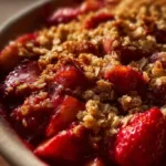 strawberry rhubarb crisp 2026 04 04 135925 1 -Strawberry Rhubarb Crisp
