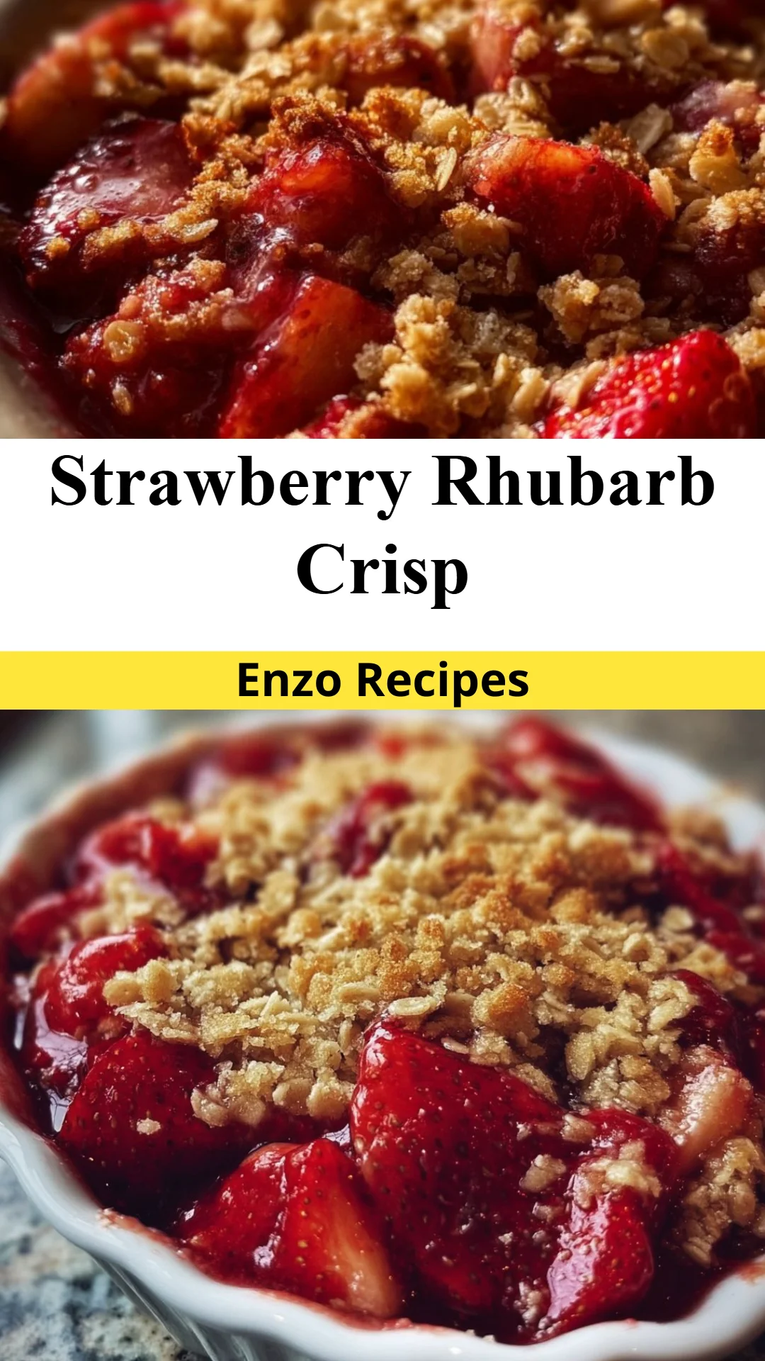 Strawberry Rhubarb Crisp