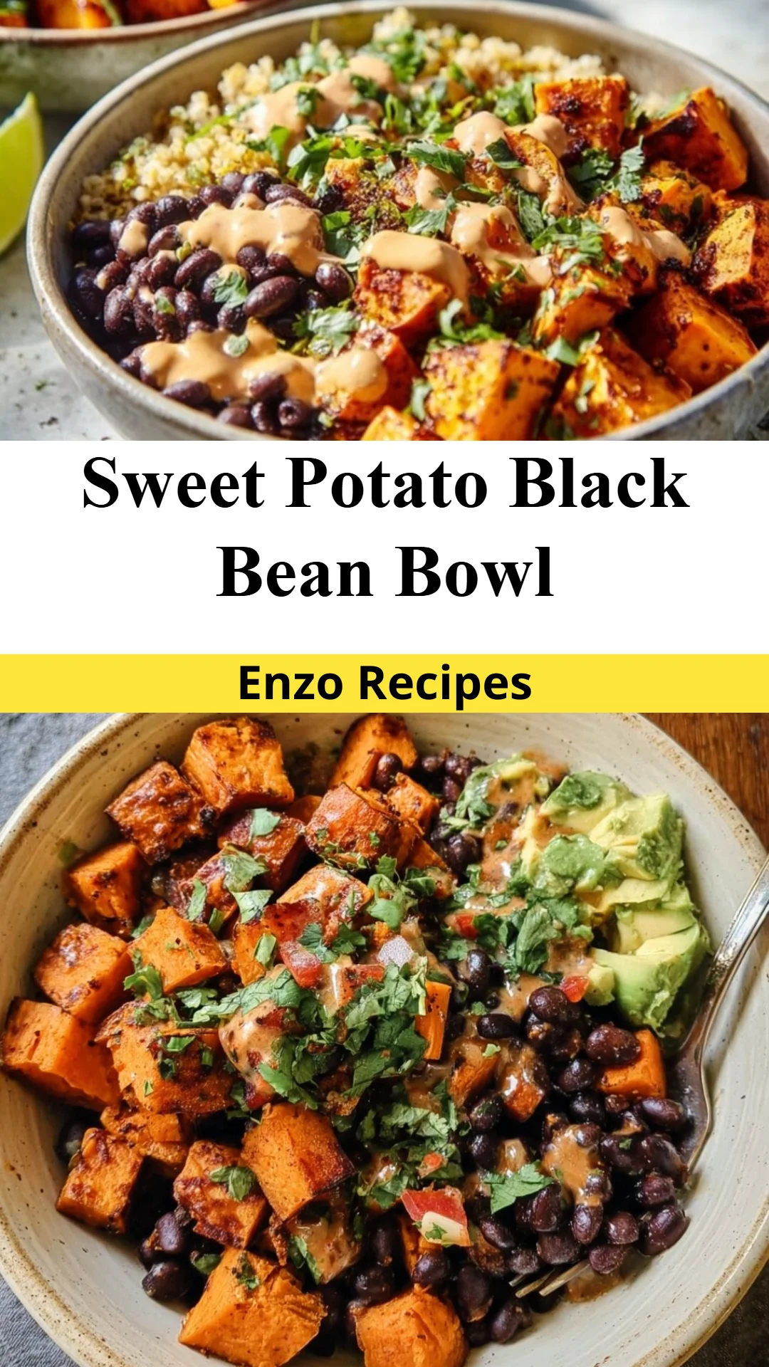 Sweet Potato Black Bean Bowl