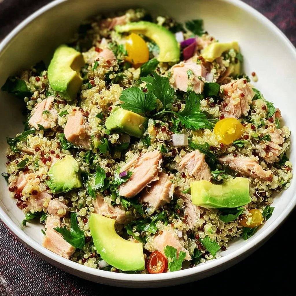 Green Goddess Tuna Quinoa Salad Recipe