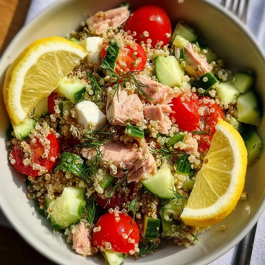 Zesty Tuna Quinoa Salad