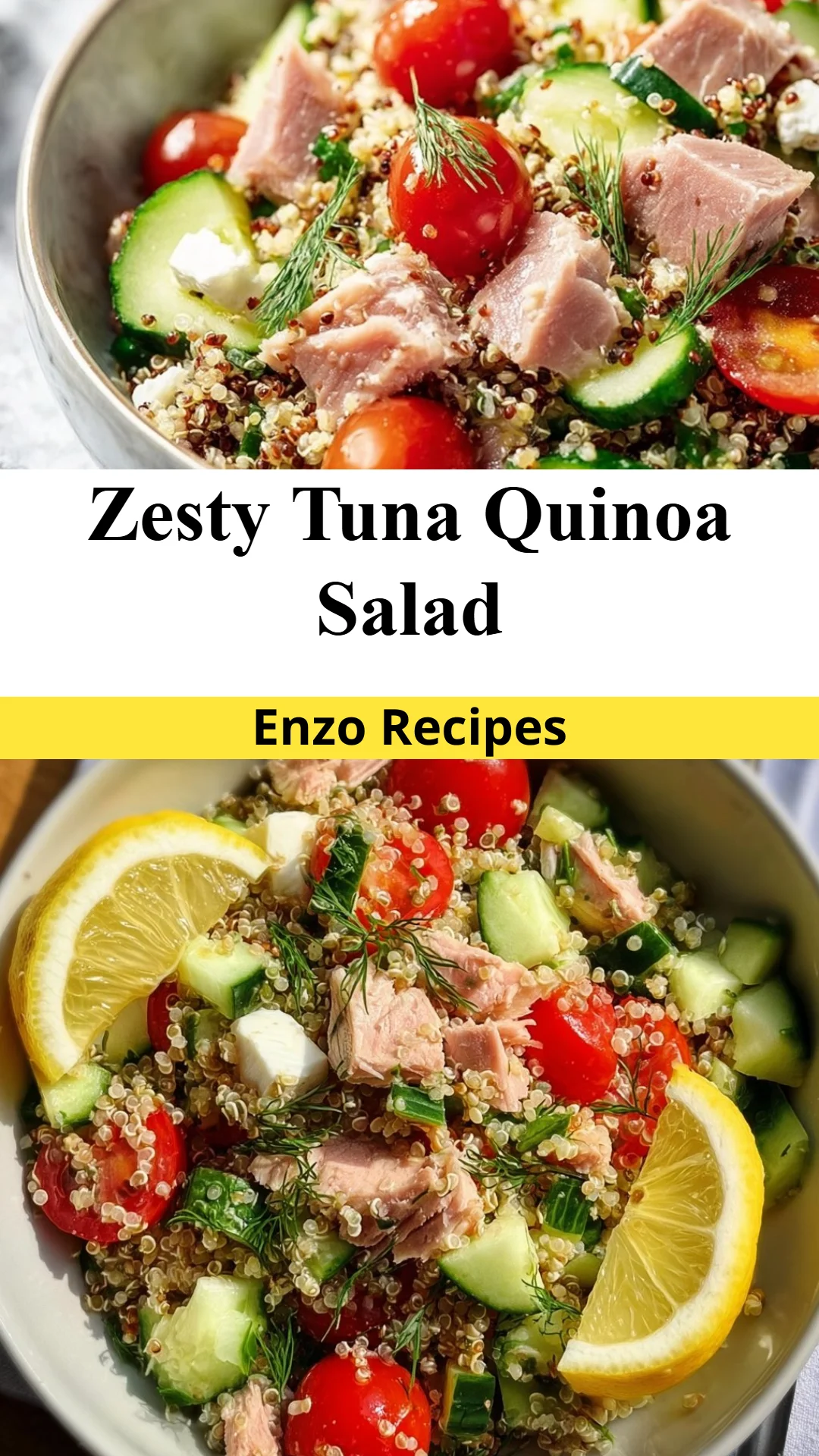 Zesty Tuna Quinoa Salad