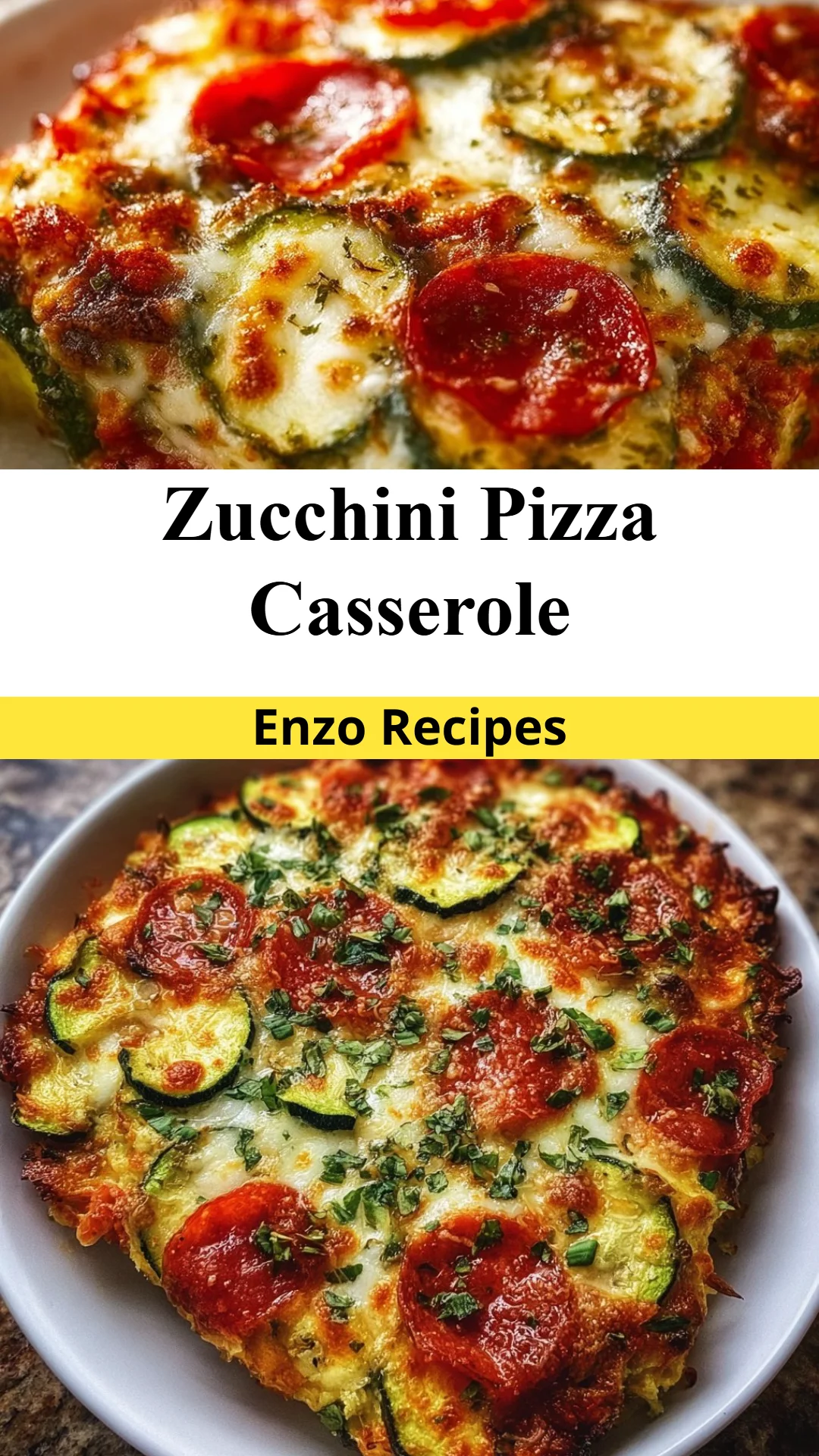 Zucchini Pizza Casserole